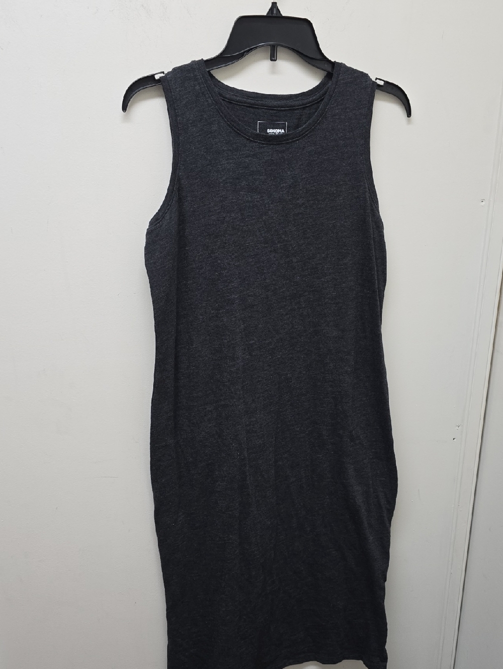 Sonoma Dark Gray Sleeveless Tank Dress - Size M